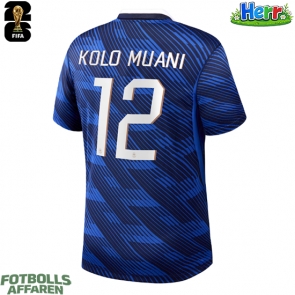 Frankrike Randal Kolo Muani #12 Hemmatröja VM 2026 Kortärmad